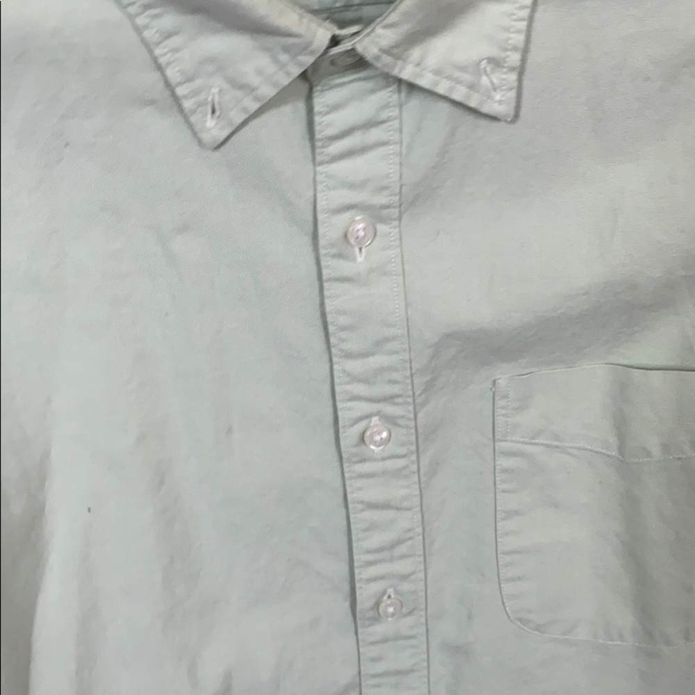 J. Crew Men’s Slim Green Button Down - Like NEW - Picture 2 of 4